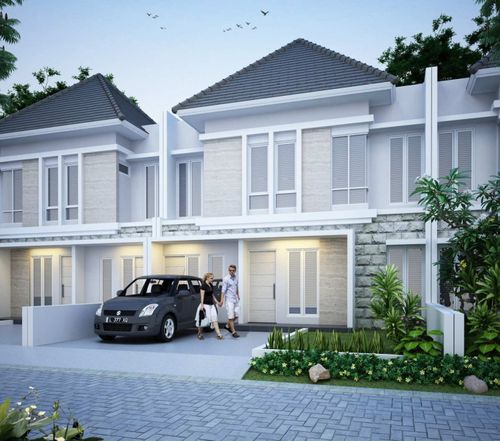 foto tampak rumah tipe 70/200 perumahan OMA VIEW