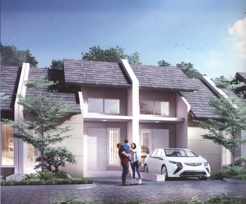 foto tampak rumah tipe 30/76 perumahan TAMAN PONDOK LEGI / PT. KARYA MAKMUR