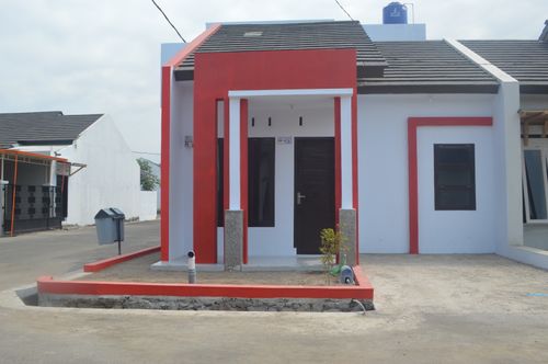 foto tampak rumah tipe 38 perumahan De Nirwana Garden