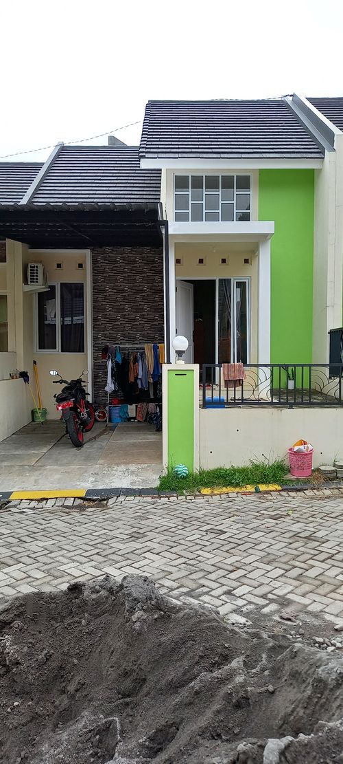 foto tampak rumah tipe 45/84 perumahan CLUSTER GRAND VALLEY
