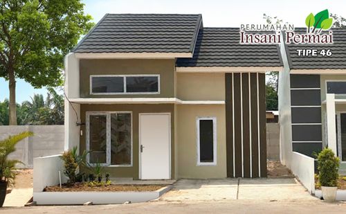 foto tampak rumah tipe Rumah Tinggal 46/134 (2) perumahan Insani Permai