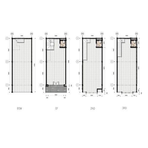 foto denah rumah tipe Standard 5x14 perumahan KEYSTONE LANE