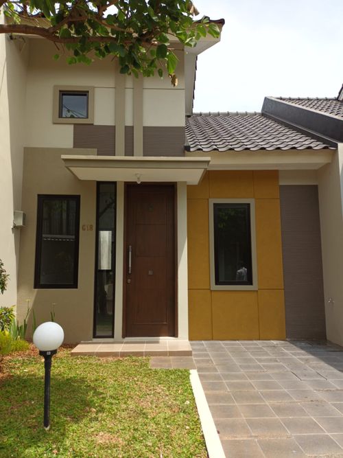 foto tampak rumah tipe 1 Lantai perumahan Grand Cendrawasih Asri Thp2