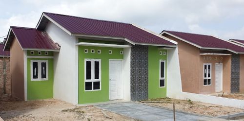 foto tampak rumah tipe 36 perumahan VILLA AKASIA ASRI 2 TAHAP III