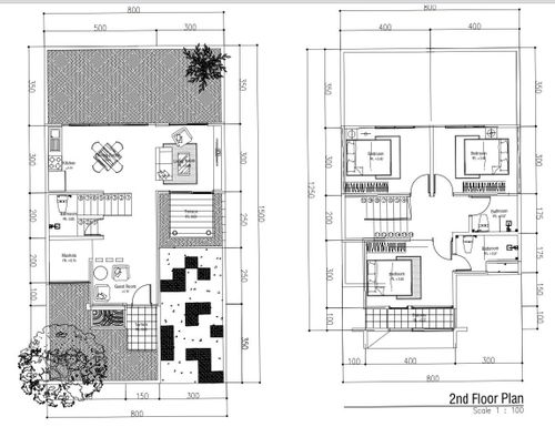 foto denah rumah tipe 117/120 perumahan Permatajingga - the west area