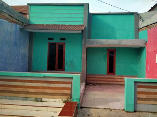 foto tampak rumah tipe SUBSIDI perumahan CIKAMPEK BERBUNGA