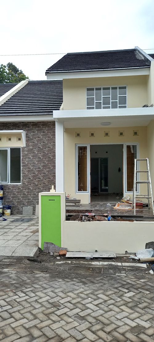 foto tampak rumah tipe 45/84 perumahan CLUSTER GRAND VALLEY