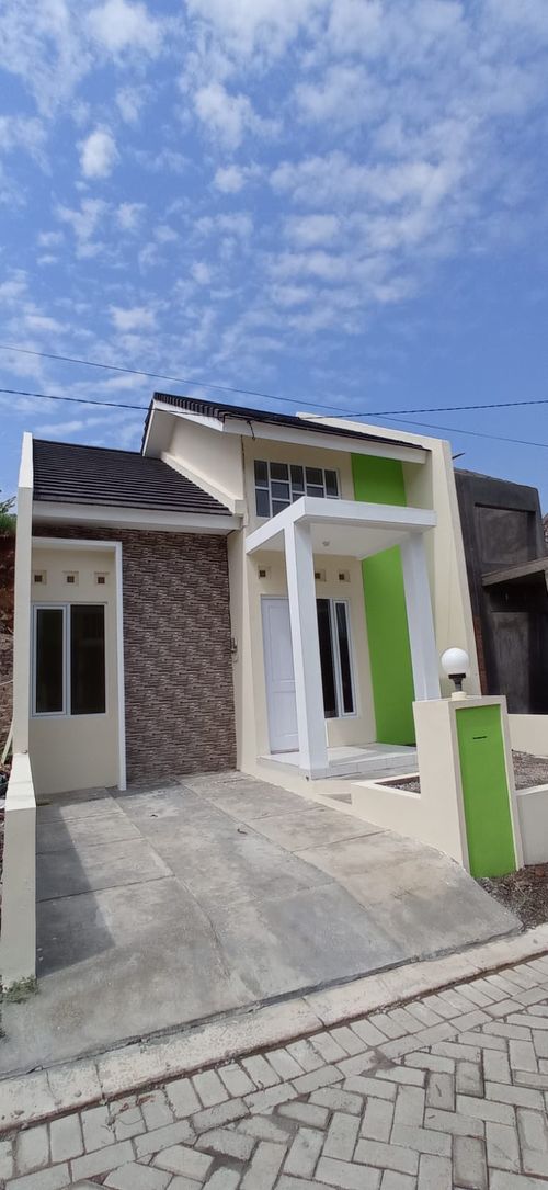 foto tampak rumah tipe 45/84 A405 perumahan CLUSTER GRAND VALLEY