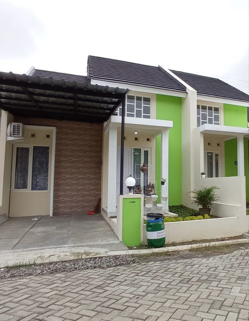 foto tampak rumah tipe 45/84 A406 perumahan CLUSTER GRAND VALLEY