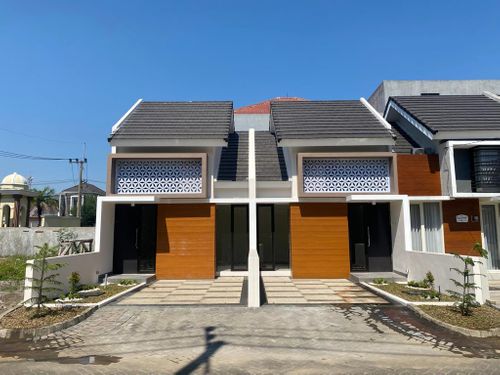 foto tampak rumah tipe ADENIA perumahan PURI SAFIRA REGENCY