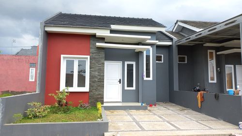foto tampak rumah tipe 40 perumahan PERUMAHAN SAPPHIRE TOWNHOUSE