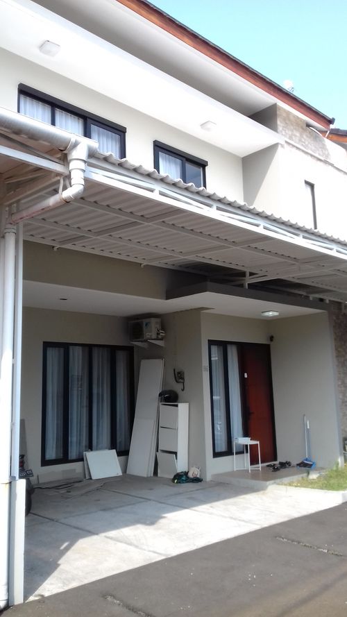 foto tampak rumah tipe 2 perumahan Elysian Residence