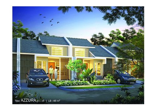 foto tampak rumah tipe 90/46 perumahan CITRALAND CIREBON