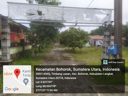 foto gerbang perumahan Bukit Kesturi Indah
