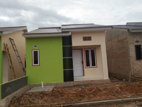 foto tampak rumah tipe 36 perumahan GRAND SANGATTA REGENCY