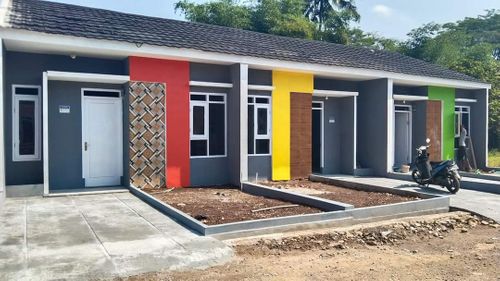 foto tampak rumah tipe Rantau perumahan BUMI HEGARMANAH LESTARI