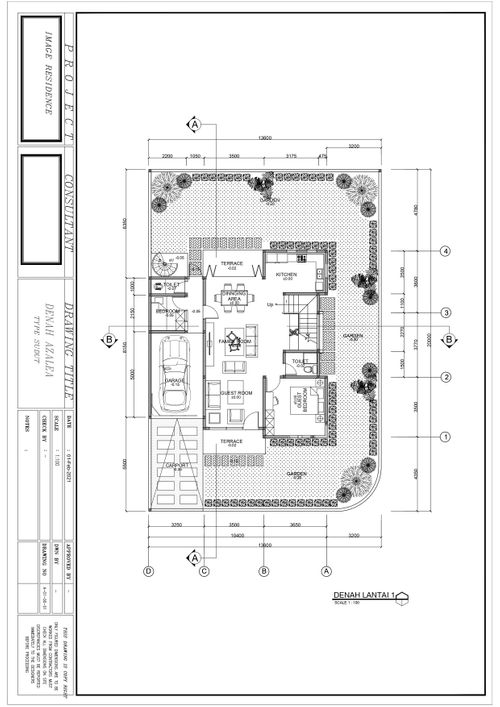 foto denah rumah tipe Azalea Garden - Hook perumahan Image Residence