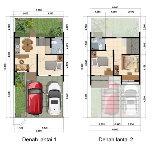 foto denah rumah tipe CASA FAMILIA BLVD 55/72 (AGUSTUS) perumahan PANJIBUWONO RESIDENCE