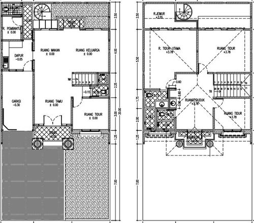 foto denah rumah tipe 215/220 perumahan ROYAL RESIDENCE KHI