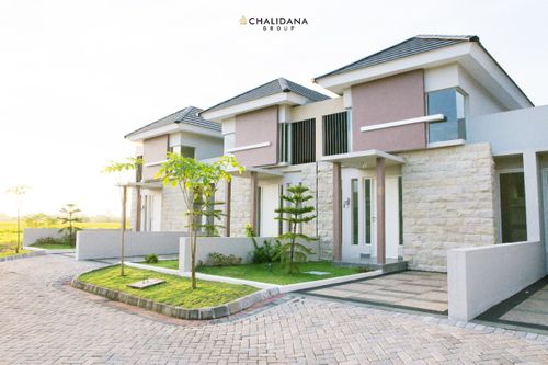 foto tampak rumah tipe VALERIAN perumahan DE CASSABLANCA RESIDENCE