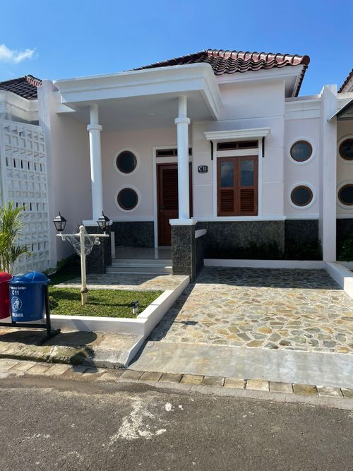 foto tampak rumah tipe 45 perumahan De Panorama Garden