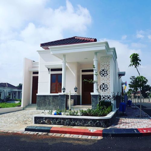 foto tampak rumah tipe 67 perumahan De Panorama Garden
