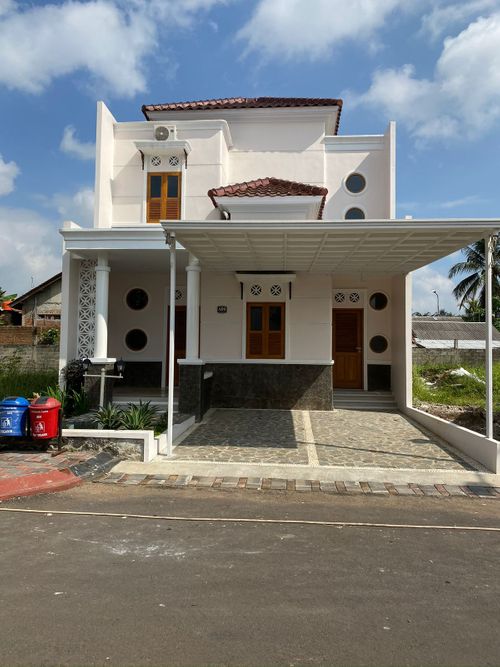 foto tampak rumah tipe 89 perumahan De Panorama Garden