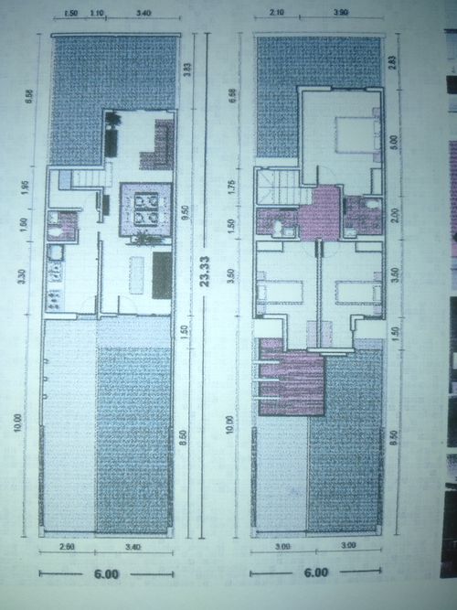 foto denah rumah tipe MANHATTAN   122/140  KAV-09 perumahan KO. MANHATTAN (JL. GRAHA INDAH I/9)
