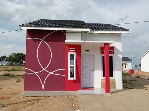foto tampak rumah tipe 36 perumahan KAMPOENG SUKA JADI