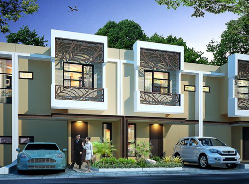 foto tampak rumah tipe Alamanda perumahan Martadinata Residence