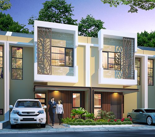 foto tampak rumah tipe Jasmine+ perumahan Martadinata Residence