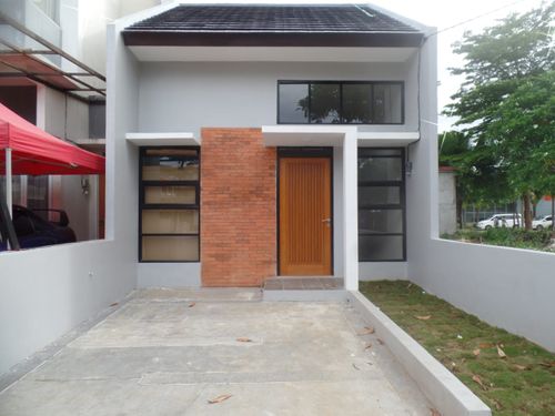 foto tampak rumah tipe 36 perumahan Kamayangan Residence