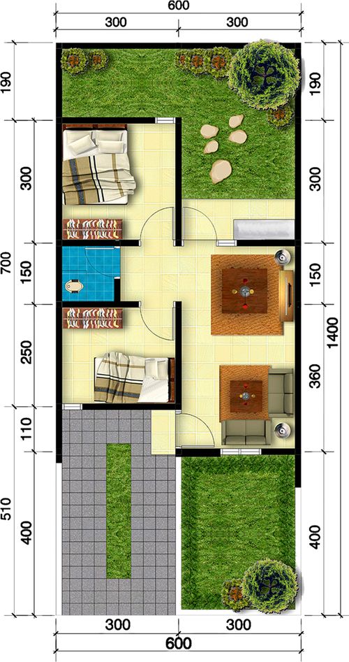 foto denah rumah tipe CORDIA TENGAH DMJ 8 TNH 103 perumahan PERUMNAS GRAND CILEGON RESIDENCE