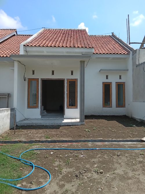 foto tampak rumah tipe 57 perumahan MADANI LAND NUSANTARA