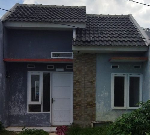 foto tampak rumah tipe 22/96 perumahan Alam Pesona Wanajaya