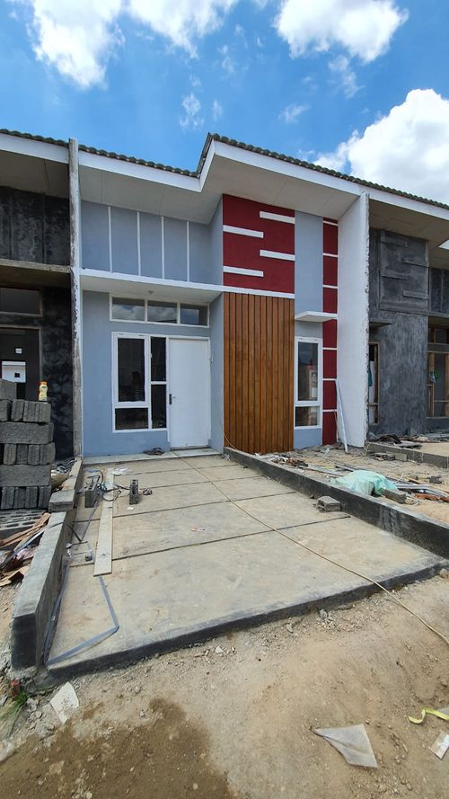 foto tampak rumah tipe 30/72 perumahan Taman Buah Kutabumi 2