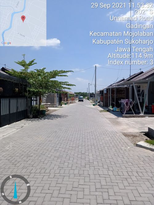 foto posisi tengah perumahan GM GADINGAN
