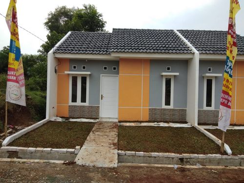 foto tampak rumah tipe 30/60 perumahan Villa subang asri