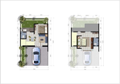 foto denah rumah tipe Tulip perumahan KHAYANGAN RESIDENCE