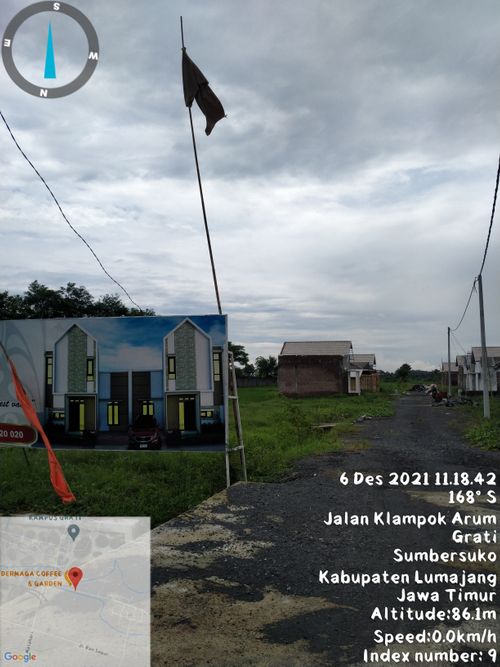 foto gerbang perumahan GRATI LAND