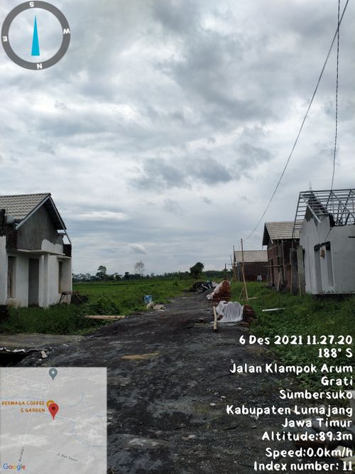 foto posisi tengah perumahan GRATI LAND