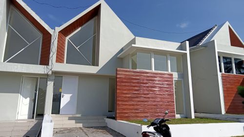 foto tampak rumah tipe GARDENIA perumahan PERUMAHAN CENDRAWASIH GREEN RESIDENCE
