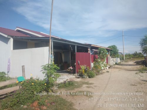 foto tampak rumah tipe 36 perumahan BIROMARU PERMAI