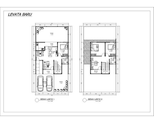 foto denah rumah tipe LEVATA perumahan GRAND SHARON RESIDENCE BLOK C2