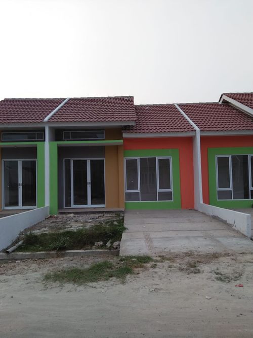 foto tampak rumah tipe 40 perumahan Griya Cikarang/Griya Mutiara Asri