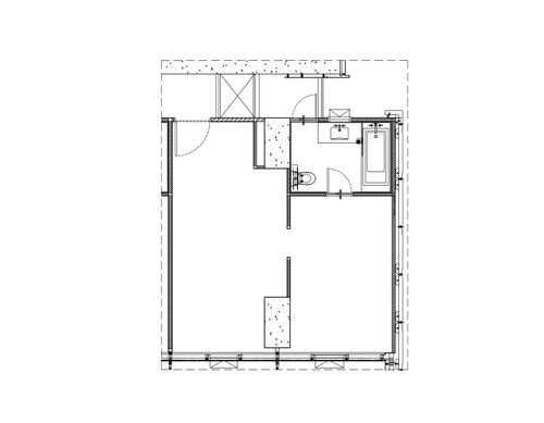 foto denah rumah tipe 1 BR perumahan The Orchard Satrio