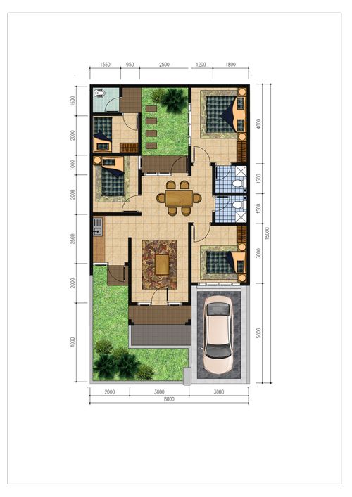 foto denah rumah tipe MELBA KHUSUS perumahan GRAHA RAYA MELIA GROVE