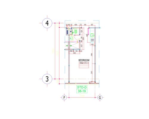 foto denah rumah tipe STUDIO D (U RESIDENCE 2) perumahan SUPERMAL KARAWACI