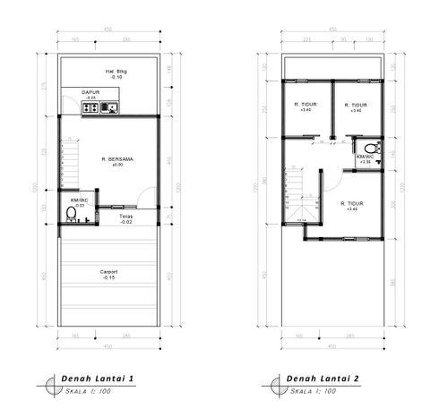 foto denah rumah tipe 50 Compact (439) perumahan G-Land Ciwastra Park