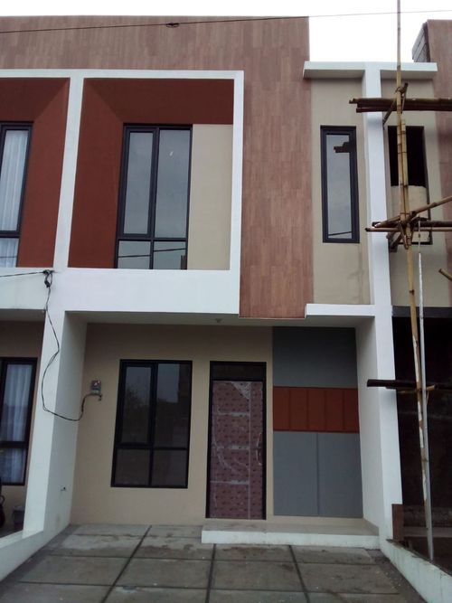 foto tampak rumah tipe 39 Compact (392) perumahan G-Land Ciwastra Park